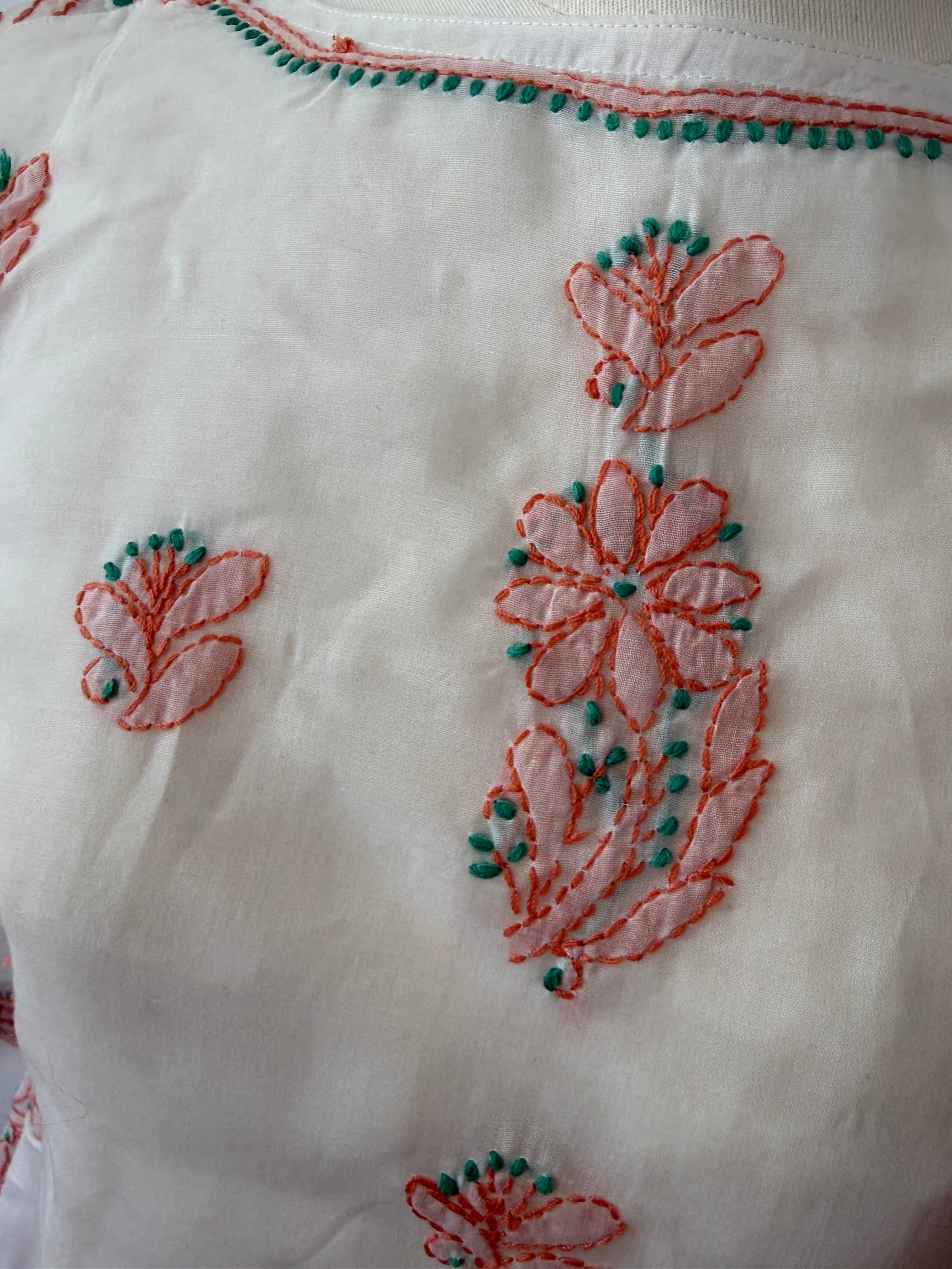 Embroidered Cotton Tunic Dress