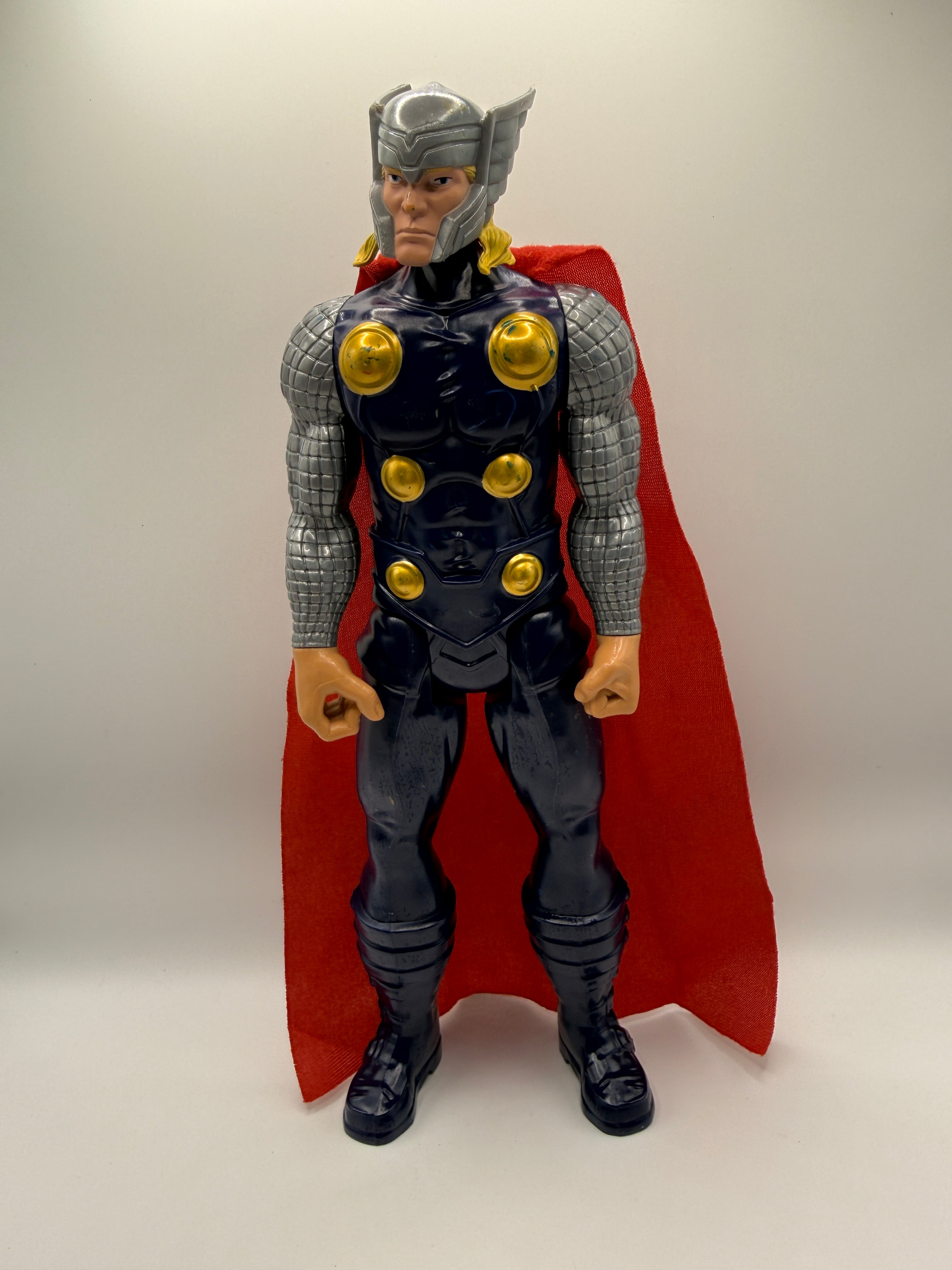 ⚡ Marvel Avengers Thor 12" Action Figure – Classic Armor with Red Cape