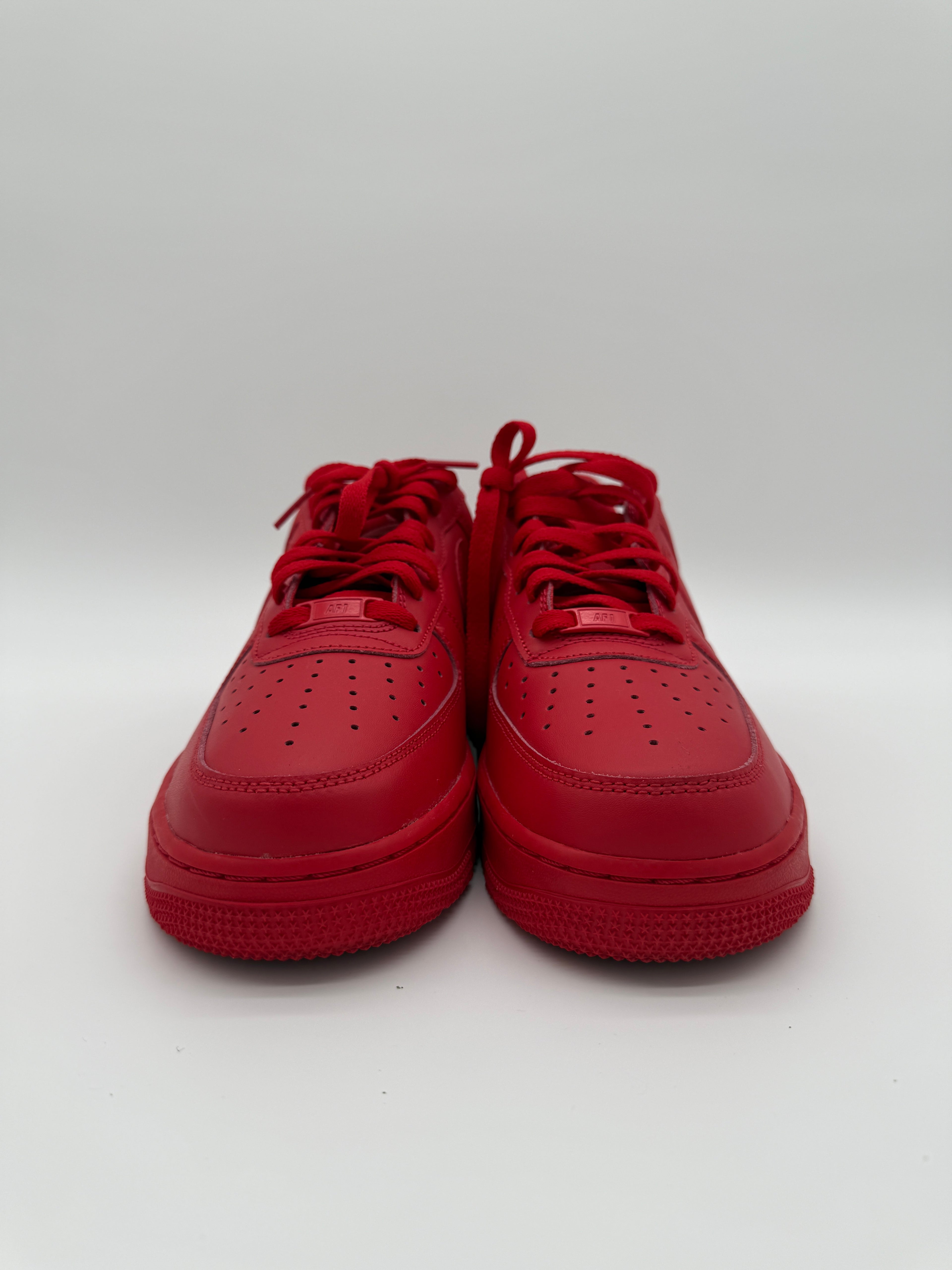 Nike Air Force 1 ’07 LV8 “Triple Red” – Men’s Size 10 (Lightly Worn)