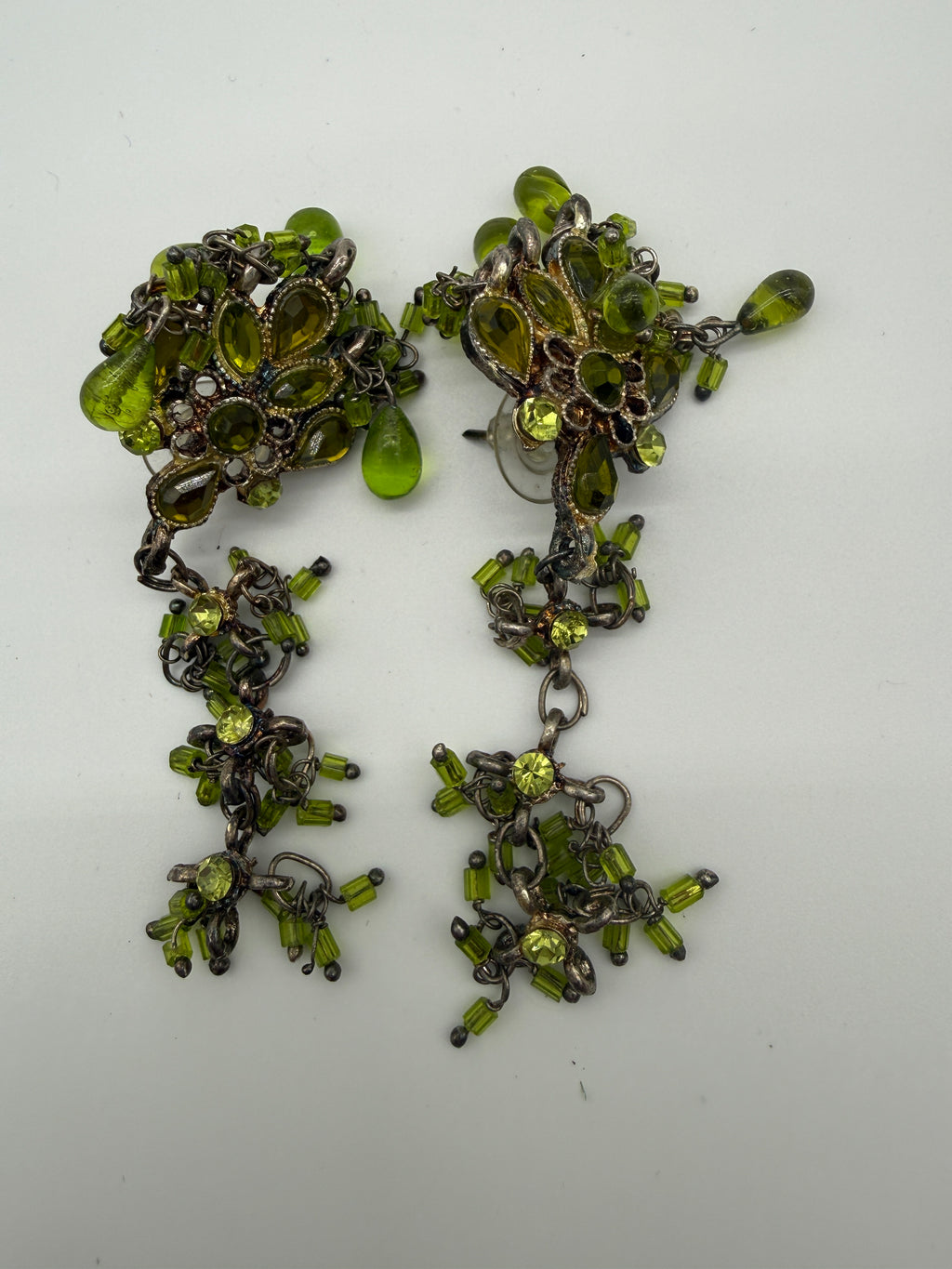 Green Kundan Necklace & Earring Set – Handcrafted Indian Jewelry