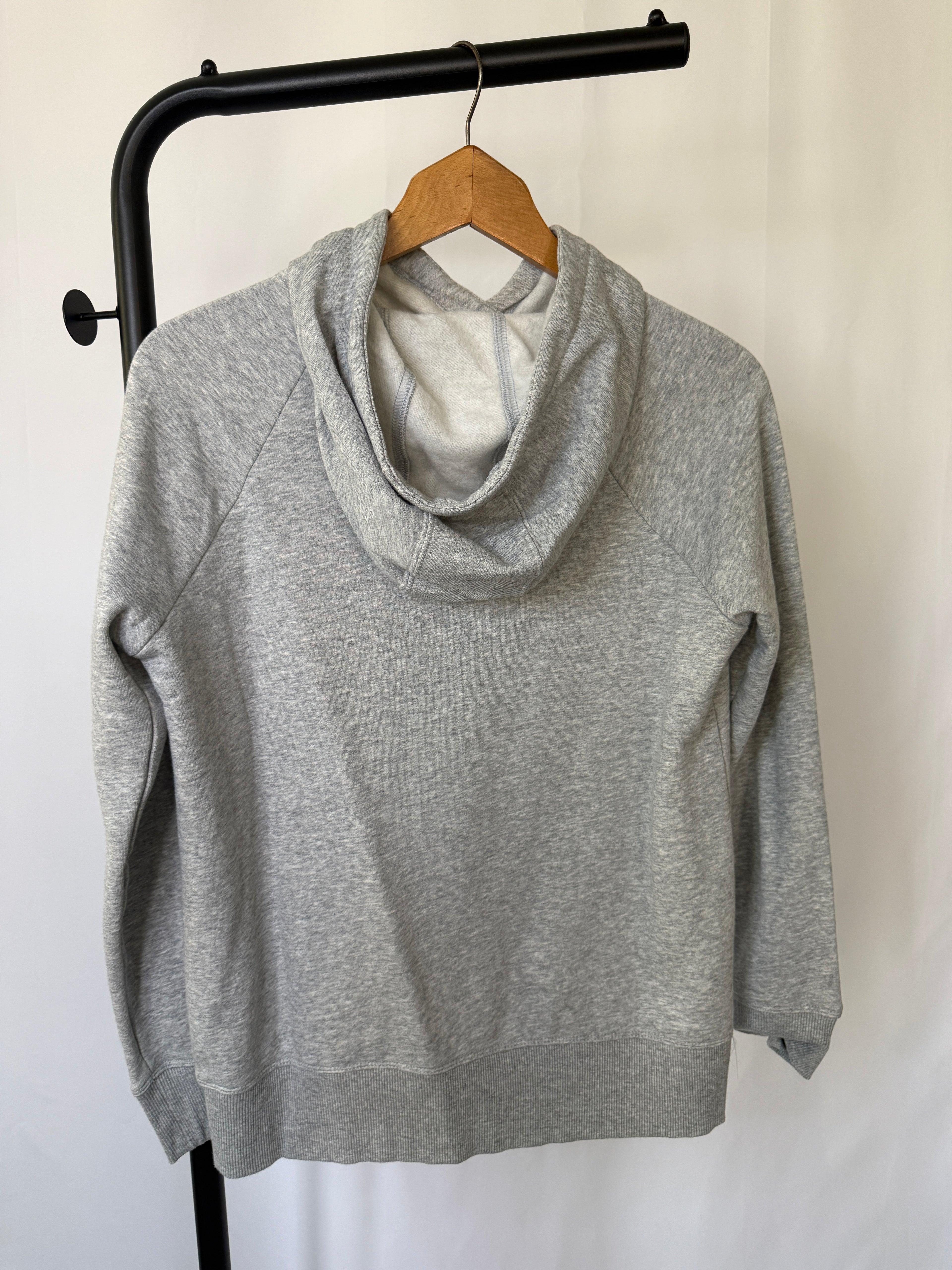 Under Armour Women’s Rival Fleece HB Hoodie – Heather Gray (Size XS, Brand New with Tags)