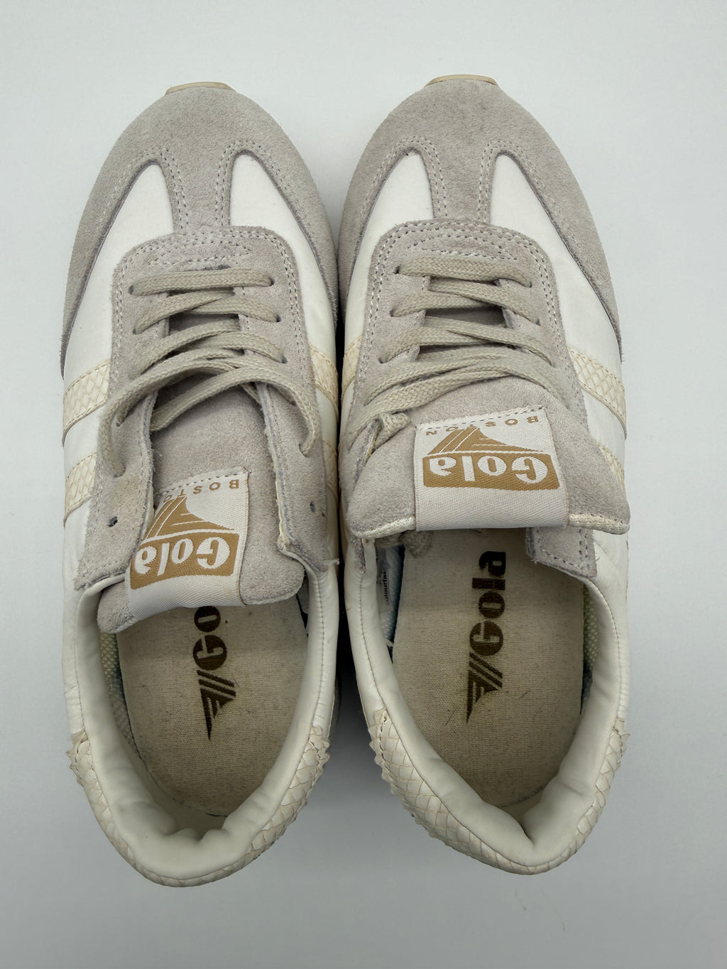 Gola Boston Sneakers – Cream / Suede – Size 7 (EU 38)