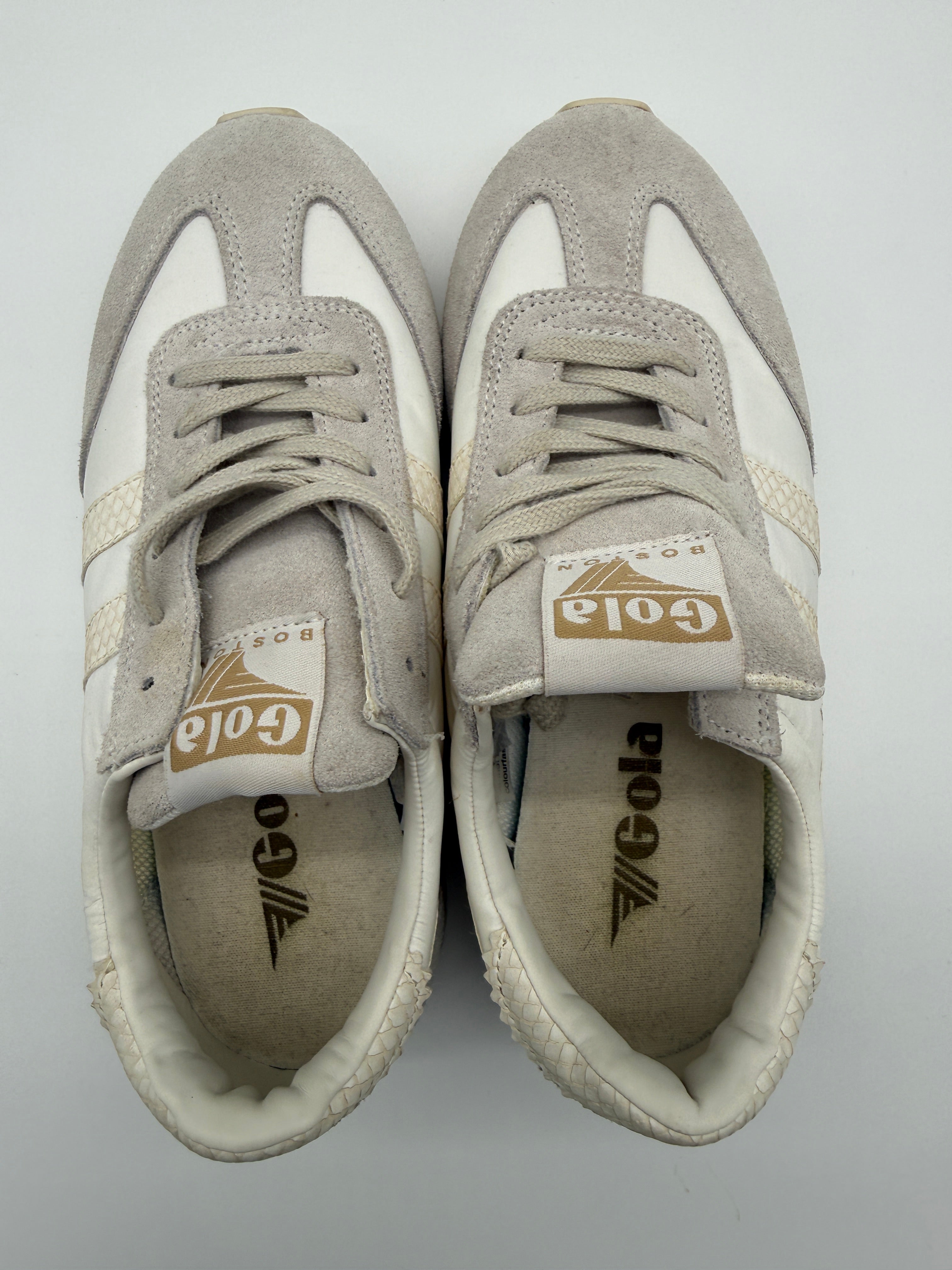 Gola Boston Sneakers – Cream / Suede – Size 7 (EU 38)