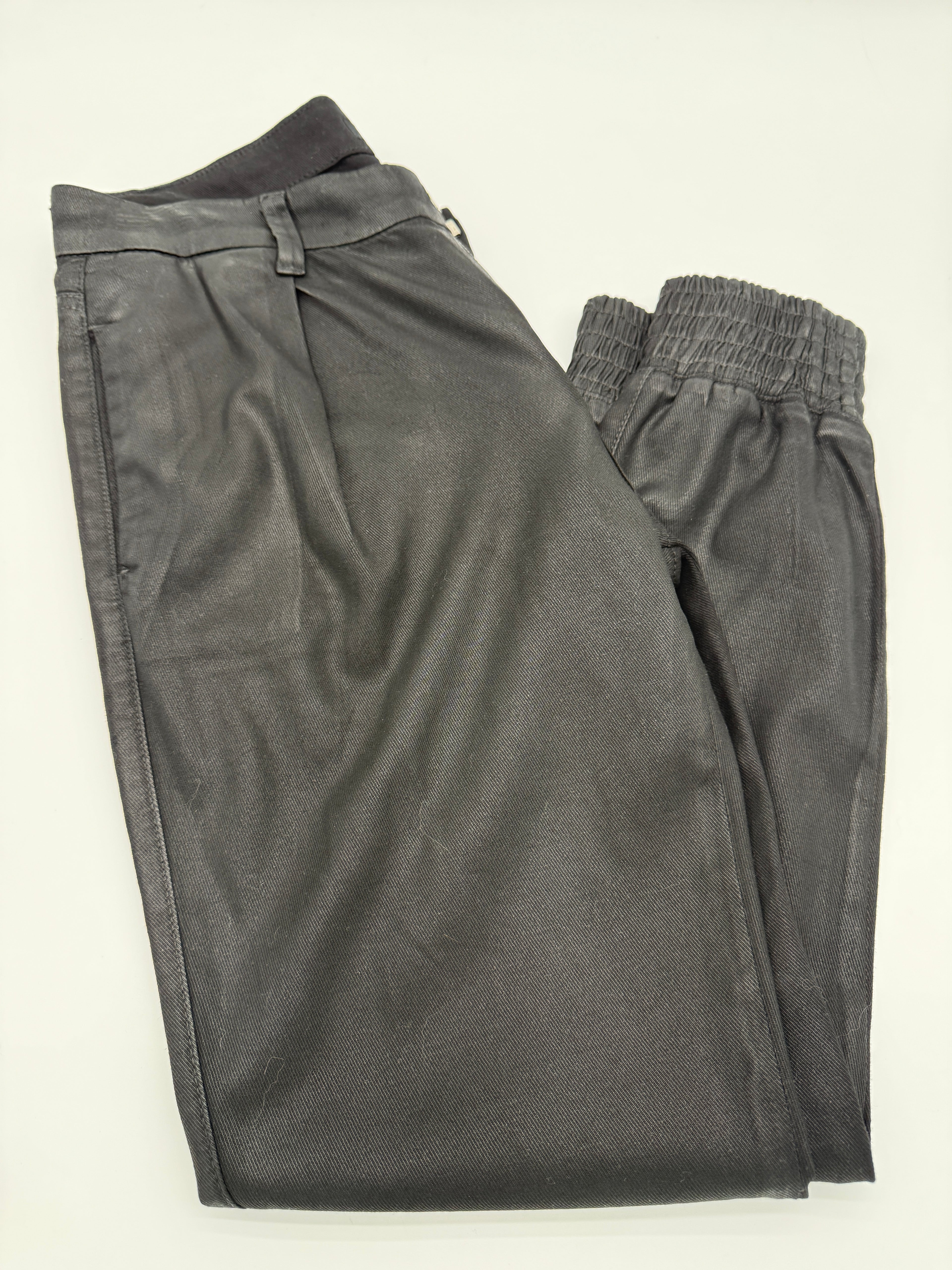 7 For All Mankind Coated Moto Jeans – Black – Size 24 - New with Tags