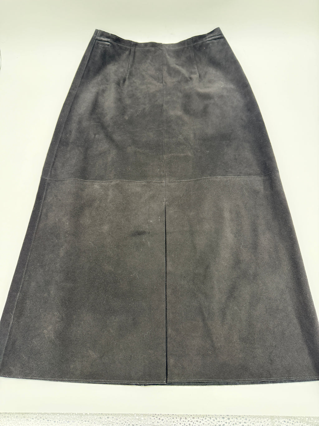 Alexa Chung for AG Suede A-Line Skirt – Black – Size 25 – Made in Italy – New